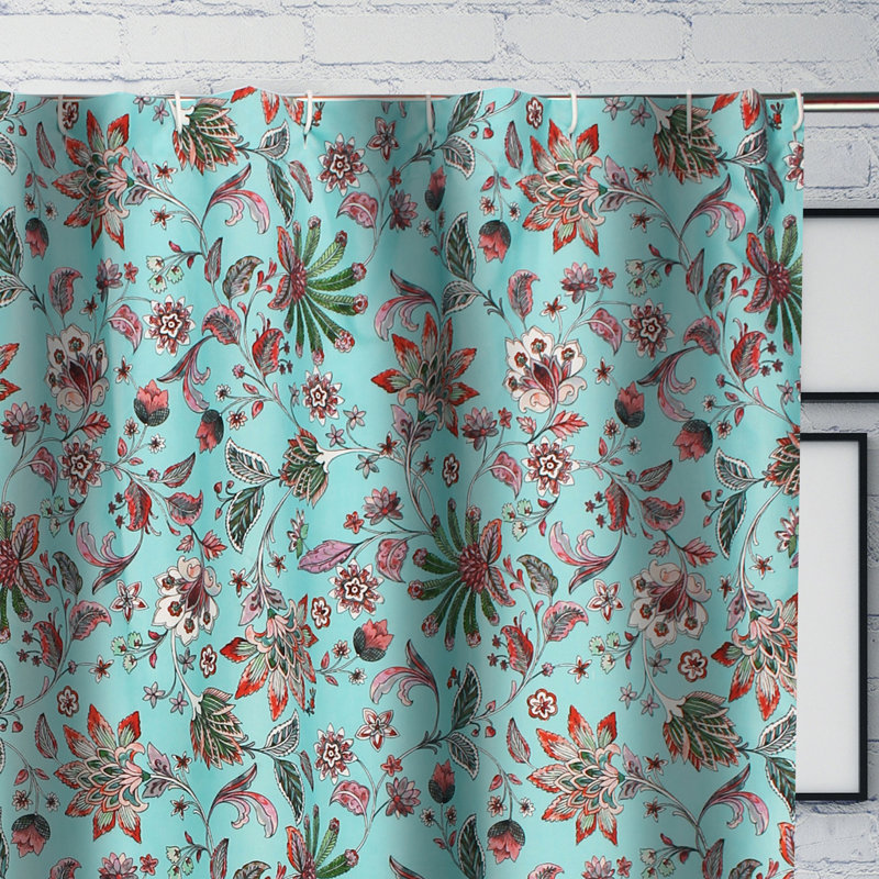 Rideau de douche Audrey, Turquoise