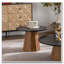 Table basse ronde en bois