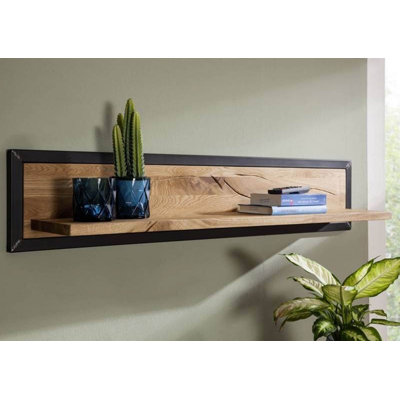 Villanders Oak Solid Wood Floating Shelf