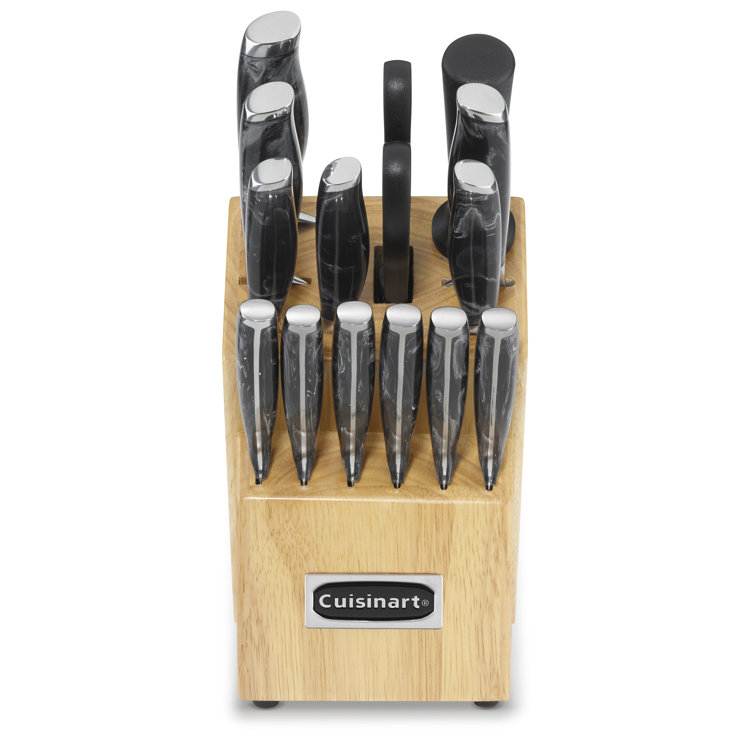 Cuisinart® Classic 15-pc. Marble-Style Knife Block Set