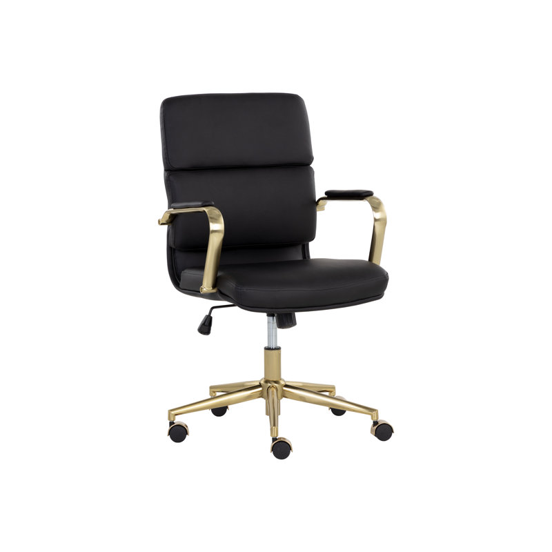 Swivel Office Chair, Black