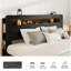 Full Size, Wood Platform Bed Frame-683097275-683097274