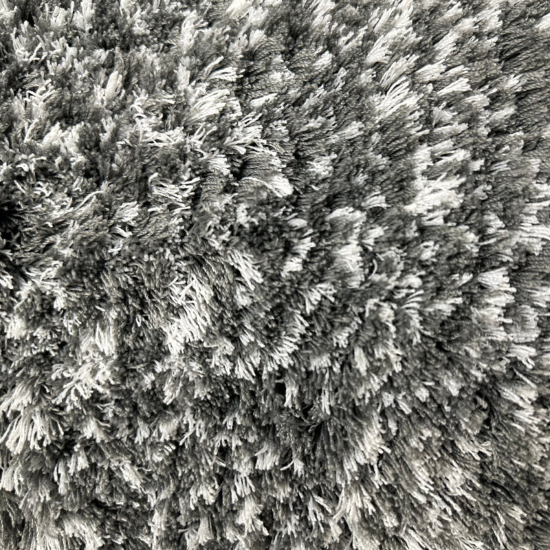 Pouf en bois tissé à la main, Gris