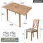Ensemble de table de salle à manger 3 pièces exquis pour des espaces de salle à manger harmonieux, parfait pour les rassemblements formels et décontractés-26716422-26716420-26716416