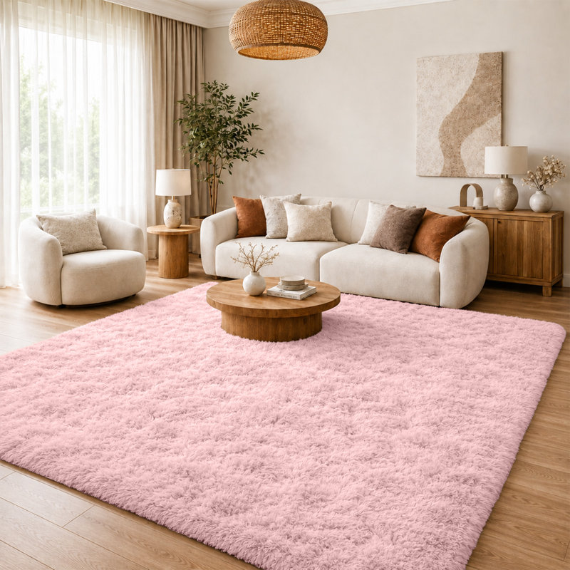 Jocquis Solid Colour Shag Area Rug, Runner 60 x 220cm