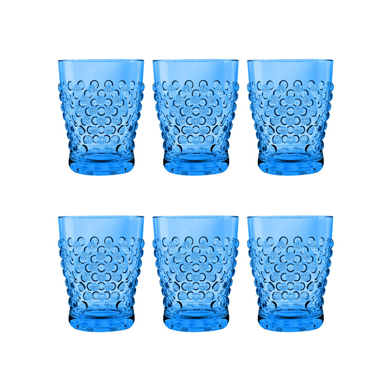 Verres à boire en acrylique, Bleu, 14 oz