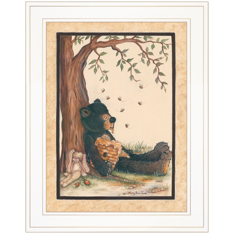 Thorncliffe Nap Time Framed Art, White Framed