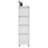 4 Drawer Vertical File Cabinet In White, With Lockable Wheels, Secure Storage For Legal & Letter Size Files, - Tilt Design, Easy Mobility, Adjustable Bar Metal Home And Office Use, Corrosion , Bar,-120659698