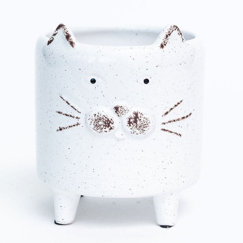 Antony Ceramic Pot Planter, 3.5" H x 2.9" W x 2.9" D