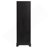 Storage Cabinet with Two Doors for Bathroom, Office, Adjustable Shelf, MDF Board, Black-1208287999