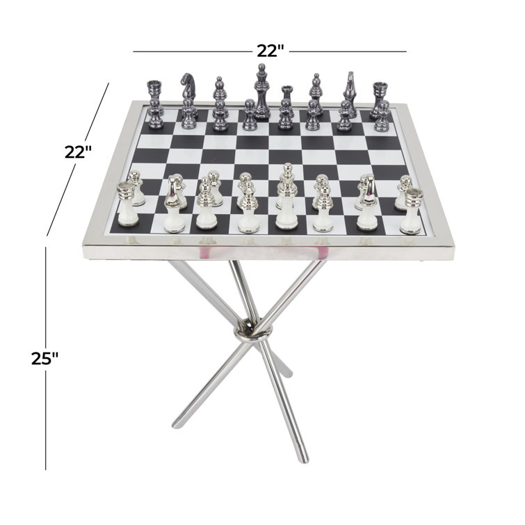 Cole & Grey 2 Player Metal Chess