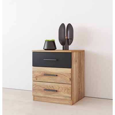 Gilmartin 46cm W Manufactured Wood Bedside Table