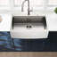Évier de cuisine avec poste de travail - Acier inoxydable 33 x 22 x 10 po, nickel brossé, bosselé T304, acier de calibre 16 33 x 22 x 10 po, durabilité et fonctionnalité durables