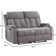 Brost 56.7" Classic And Convenient Manual Recliner Loveseat Sofa with Cupholders & Pocket Storage