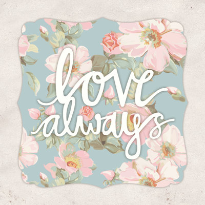 Love Floral - Wrapped Canvas Print