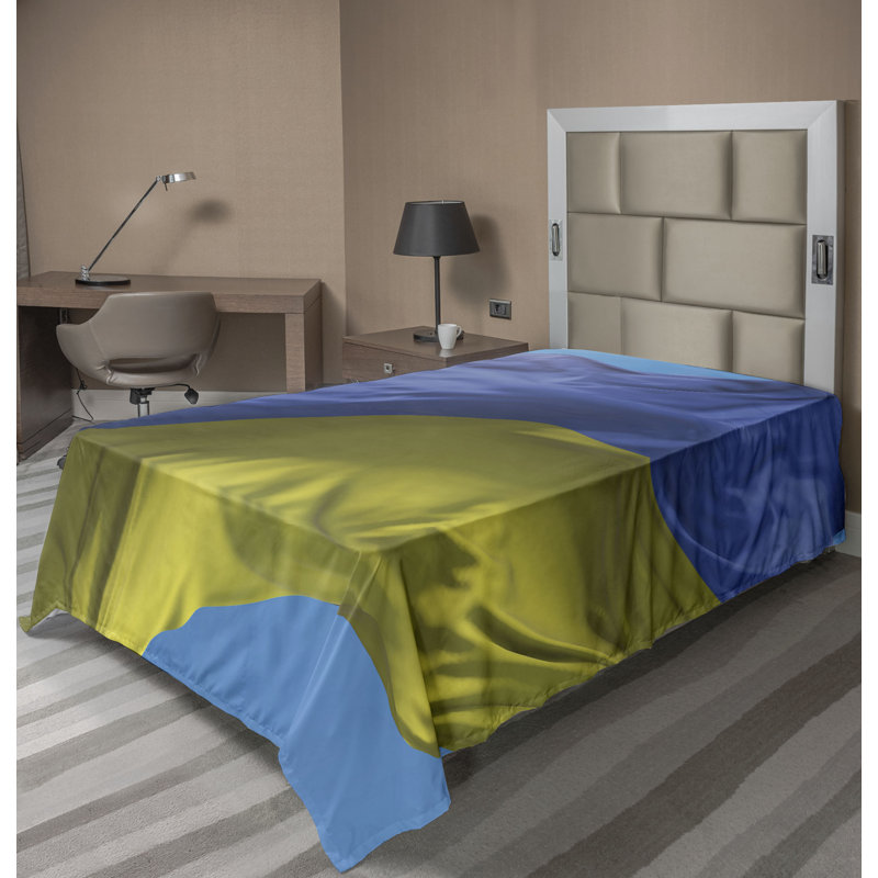 Drap-housse Ambesonne, Drap plat pour lit simple