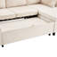 Canapé-lit modulaire polyvalent avec rangement de 111,8 po-1137991990