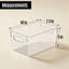 Bacs et bacs de rangement en plastique transparent pour la cuisine, le garde-manger, le réfrigérateur, l'armoire, la salle de bain et l'organisation à la maison