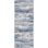 Kitchen Runner Rug For Hallway Non-Slip Modern Abstract Runner Rug Rust, Washable Carpet Runner Laundry Room Mat With Soft Low Pile For Entryway Bathroom Bedroom Kitchen