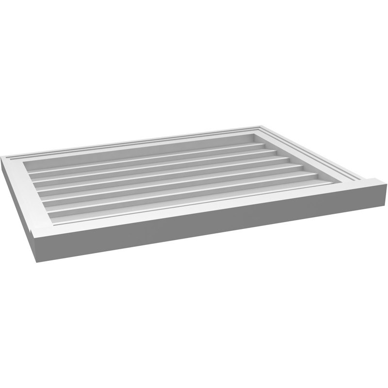 Cadre de seuil Brickmould, brun clair apprêté, H 22 po x l 30 po x P 2 po