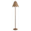 Lampe sur pied DEL en rotin 60,5 po Tybee