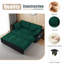 Canapé-lit convertible convertible grand lit, canapé-lit convertible 3-en-1 avec coussins épais et rangement latéral, canapé-lit multifonctionnel en chenille pour le salon, la chambre à coucher, l’appartement, le bureau-114249317