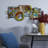 Modern Abstract Wall Decor on Metal