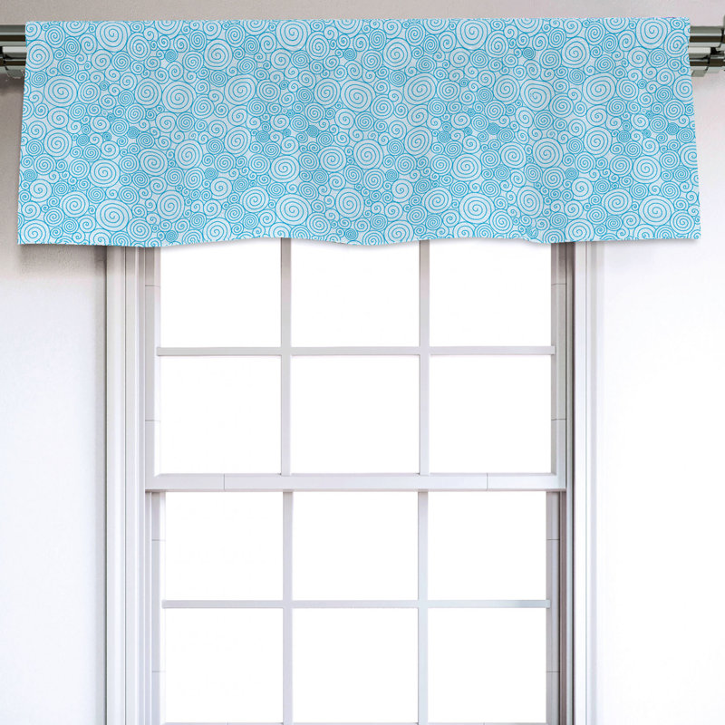 Sateen Ruffled Window Valance