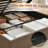 Upholstered Platform Bed with Hydraulic Lift-1630187319-1630187312