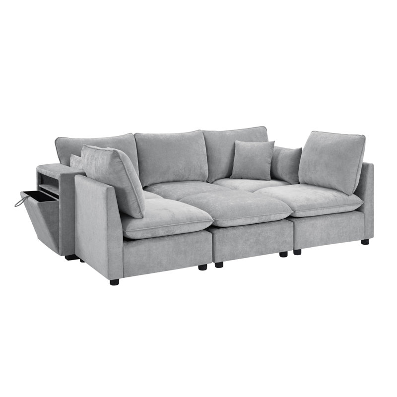 Canapé modulaire Modern, Gris chenille