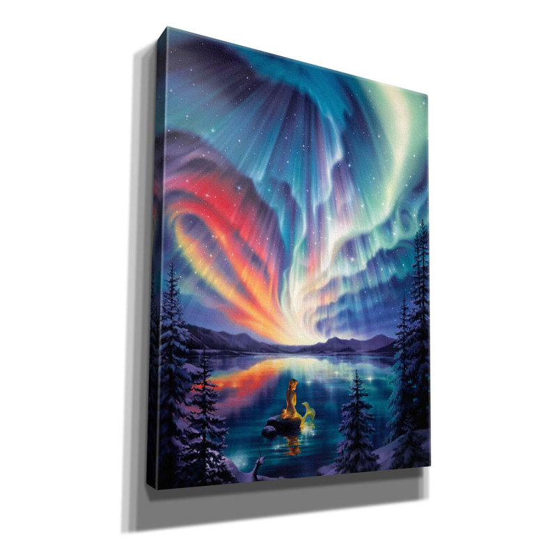 «Enchanted Lake on Canvas» par Kirk Reinert, H 54 po x l 40 po x P 1,5 po