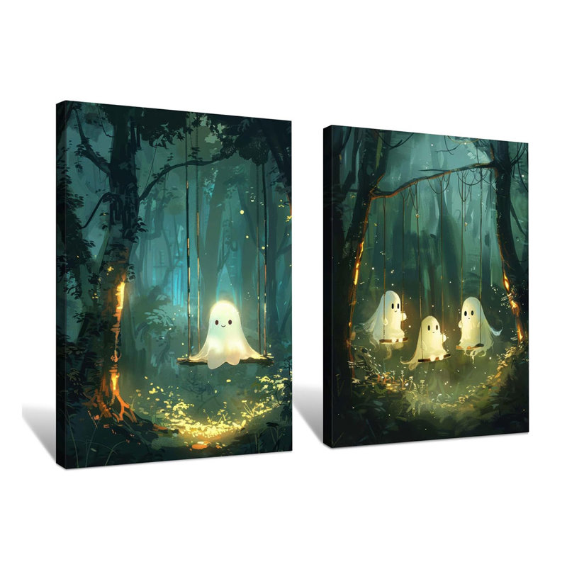 2 Piece Wrapped Canvas Wall Art, 60cm H x 40cm W
