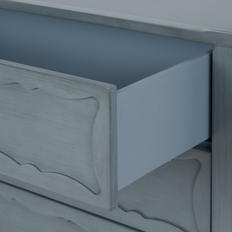 Sara 3-Drawer End Table, Foggy Horizon