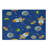 Ambesonne Cartoon Tempered Glass Cutting Board Outer Space Moon UFO Multicolor