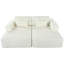 Chaise longue double rembourrée 86,6 po-17683276