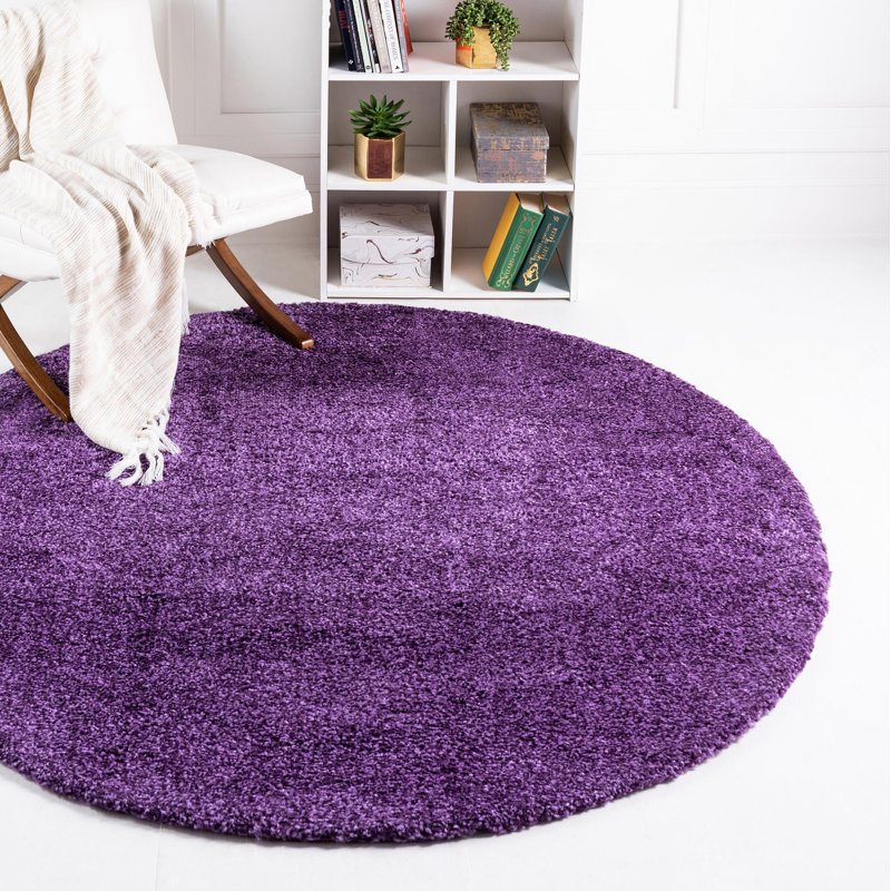 Zuniga Rug, Violet, Round 7'10"