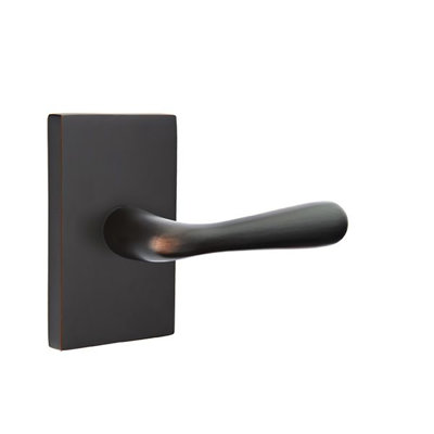 Levier de porte avec rosette pour la vie privée (lit et salle de bain)