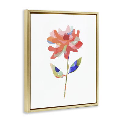 «Mosaic Flower Blossom», art mural sur toile flottante par Lisa Nohren