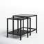 Lurie Glass Nesting End Table