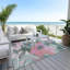 Machine Washable Indoor/Outdoor Claudian ACN1492 Teal Rug-109534664