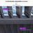 PURPLE LEAF Louvred Pergola with Netting and Curtains-96924934