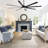 Osaze Ceiling Fan with LED Lights-91062120-91132635