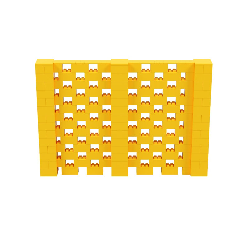 Ensemble mural Everblock, Jaune, H 72 po x l 120 po x P 12 po