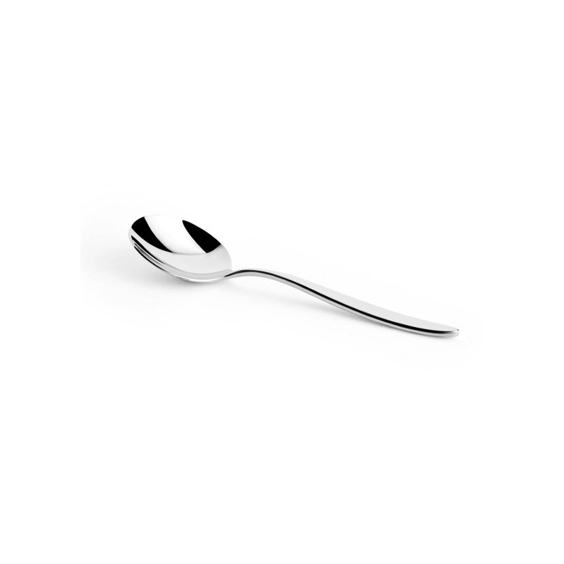 Ivy Elegant Silver Soup Spoon 7", Stainless Steel, 12 Pc