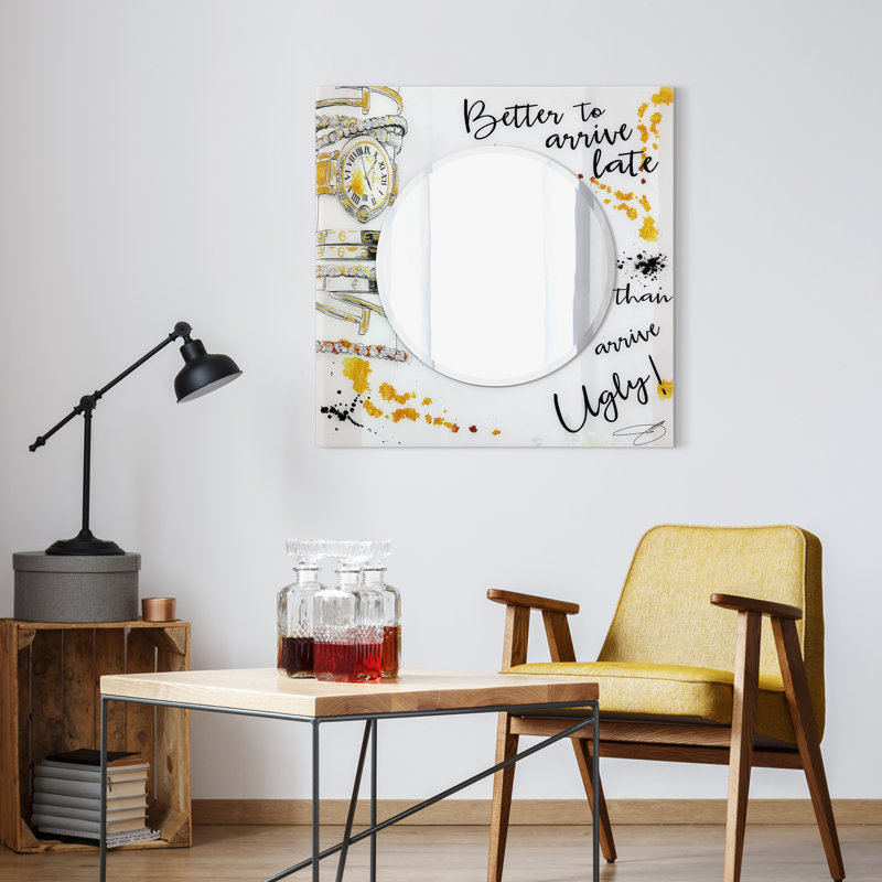 Brooksland Glass Square Mirror