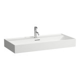 Countertop Washbasin, Ground Bottom, 4.75"H x 13.38"W x 17.69"D
