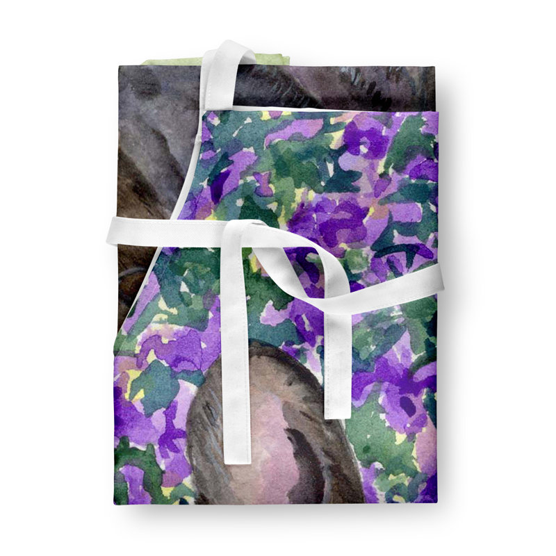No Pattern Bib Apron