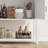 Farmhouse Console Table With 2-door Cabinet-756803608