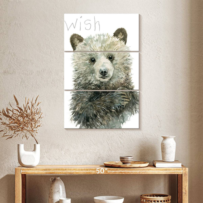 Brampt Forest Fur Baby Bear, 45" H x 28" W