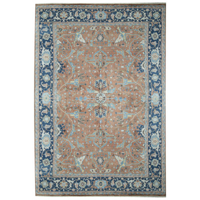 Bakshaish One-of-a-Kind Rectangle: 9'8" X 14' Viscose Area Rug in